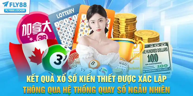 Kết quả xổ số kiến thiết được xác lập thông qua hệ thống quay số ngẫu nhiên