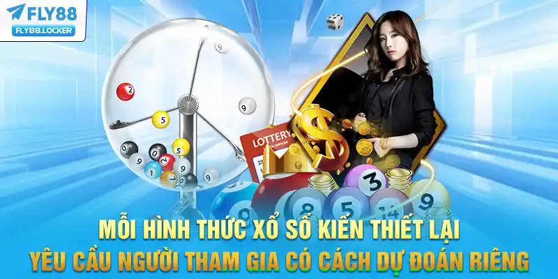 Mỗi hình thức xổ số kiến thiết lại yêu cầu người tham gia có cách dự đoán riêng