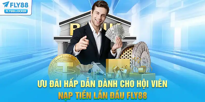 Ưu đãi hấp dẫn dành cho hội viên nạp tiền lần đầu FLY88 Ưu đãi hấp dẫn dành cho hội viên nạp tiền lần đầu FLY88